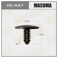 Клипса пластиковая MASUMA CG 0VQAO KE-447 1422886984