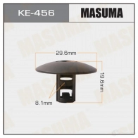 Клипса пластиковая MASUMA KE-456 HZ 8BW5 1422887219
