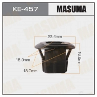 Клипса пластиковая MASUMA LPNI E5M 1422887218 KE-457