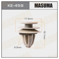 Клипса пластиковая MASUMA KE-459 C C9KD58 1422887216