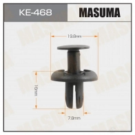 Клипса пластиковая MASUMA KE-468 8Q UC63V 1439697372