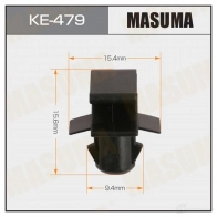Клипса пластиковая MASUMA KE-479 1439697383 JK435 Q