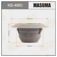 Клипса пластиковая MASUMA 1439697384 KE-480 WW TN7Y0