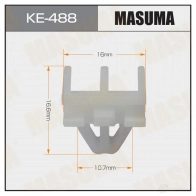 Клипса пластиковая MASUMA K SU28 KE-488 1439697392