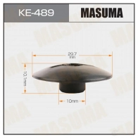 Клипса пластиковая MASUMA 1439697393 0XT QJ KE-489