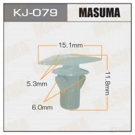 Клипса пластиковая MASUMA KJ-079 1422886699 U J2RYQ