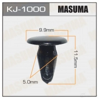Клипса пластиковая MASUMA 1422886656 Y9Y2B C KJ-1000