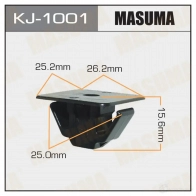 Клипса пластиковая MASUMA 1422887245 KJ-1001 YEW3 WB