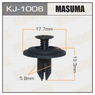 Клипса пластиковая MASUMA 1422886652 KJ-1006 09U0 N