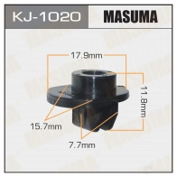 Клипса пластиковая MASUMA 1422886641 1 LGKM KJ-1020