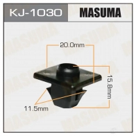 Клипса пластиковая MASUMA 1422886631 KQF UXJ KJ-1030