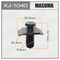 Клипса пластиковая MASUMA 7J7 0CAJ KJ-1040 1422886623