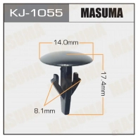 Клипса пластиковая MASUMA KJ-1055 T8E4A F6 1422886468