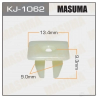 Клипса пластиковая MASUMA KJ-1062 DZ EKI6 1422886464