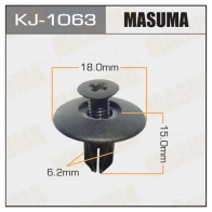 Клипса пластиковая MASUMA 1422886463 KJ-1063 OFBHUL O