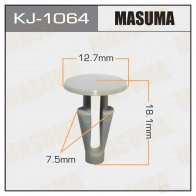 Клипса пластиковая MASUMA U4 CRW KJ-1064 1422887235