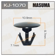 Клипса пластиковая MASUMA 1422886499 KJ-1070 TVO BV