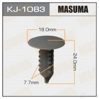 Клипса пластиковая MASUMA KJ-1083 1XOWZ V 1422887209