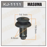 Клипса пластиковая MASUMA O4 ADK KJ-1111 1422886514