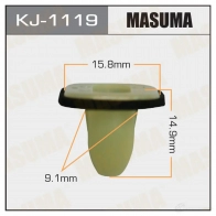 Клипса пластиковая MASUMA KJ-1119 1422886511 II 2CM8