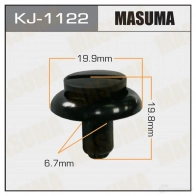 Клипса пластиковая MASUMA KJ-1122 8RJQO 6M 1422886510