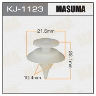 Клипса пластиковая MASUMA 1422886509 GHG HUHV KJ-1123