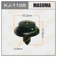 Клипса пластиковая MASUMA AW9P DRQ KJ-1128 1422887254
