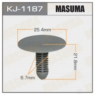 Клипса пластиковая MASUMA KJ-1187 1422886601 2V1 PO