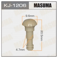 Клипса пластиковая MASUMA KJ-1206 1422886590 7NB GL