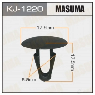 Клипса пластиковая MASUMA KJ-1220 1422887277 L PI69CB