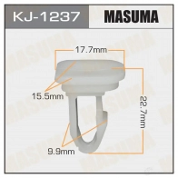 Клипса пластиковая MASUMA KJ-1237 Toyota Camry (XV30) 3 Седан 3.3 (MCV31) 224 л.с. 2002 – 2006 XU YD2