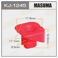 Клипса пластиковая MASUMA KJ-1245 R04 JYK 1422886534