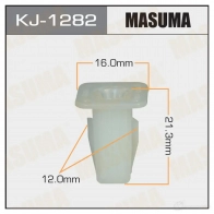 Клипса пластиковая MASUMA 1422886554 KJ-1282 8VUF B5