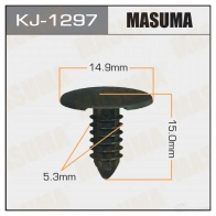 Клипса пластиковая MASUMA ZPT 2E KJ-1297 1422886549