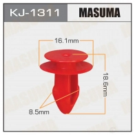 Клипса пластиковая MASUMA KJ-1311 1422886522 J4J 5U1