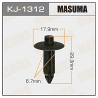 Клипса пластиковая MASUMA KJ-1312 1422886580 2 K02P19