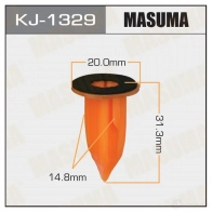 Клипса пластиковая MASUMA 7R31T7 1 1422886574 KJ-1329