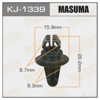 Клипса пластиковая MASUMA IAM ZL2 1422887293 KJ-1339