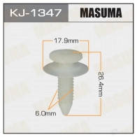 Клипса пластиковая MASUMA KJ-1347 1422887291 M 74F0