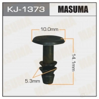 Клипса пластиковая MASUMA KJ-1373 1422886454 MNU 93RY