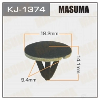 Клипса пластиковая MASUMA KJ-1374 N BG3DS 1422886453