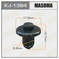 Клипса пластиковая MASUMA KJ-1384 IG TZCP 1422887287