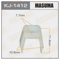 Клипса пластиковая MASUMA 1422887195 KJ-1412 1JI 56