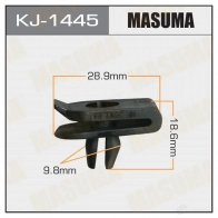 Клипса пластиковая MASUMA KJ-1445 KM K8X 1422886412