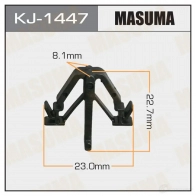 Клипса пластиковая MASUMA KJ-1447 1 52RH 1422886410