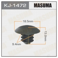 Клипса пластиковая MASUMA KJ-1472 0 F9TF 1422886441