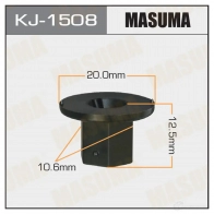 Клипса пластиковая MASUMA 1422886429 BQ SMSR KJ-1508