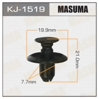 Клипса пластиковая MASUMA KJ-1519 90SH9 5P 1422886424