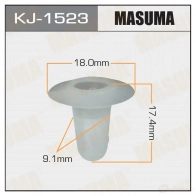 Клипса пластиковая MASUMA 3H1VQ 6 1422886279 KJ-1523
