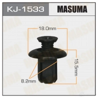 Клипса пластиковая MASUMA 1422887179 FE QGI KJ-1533